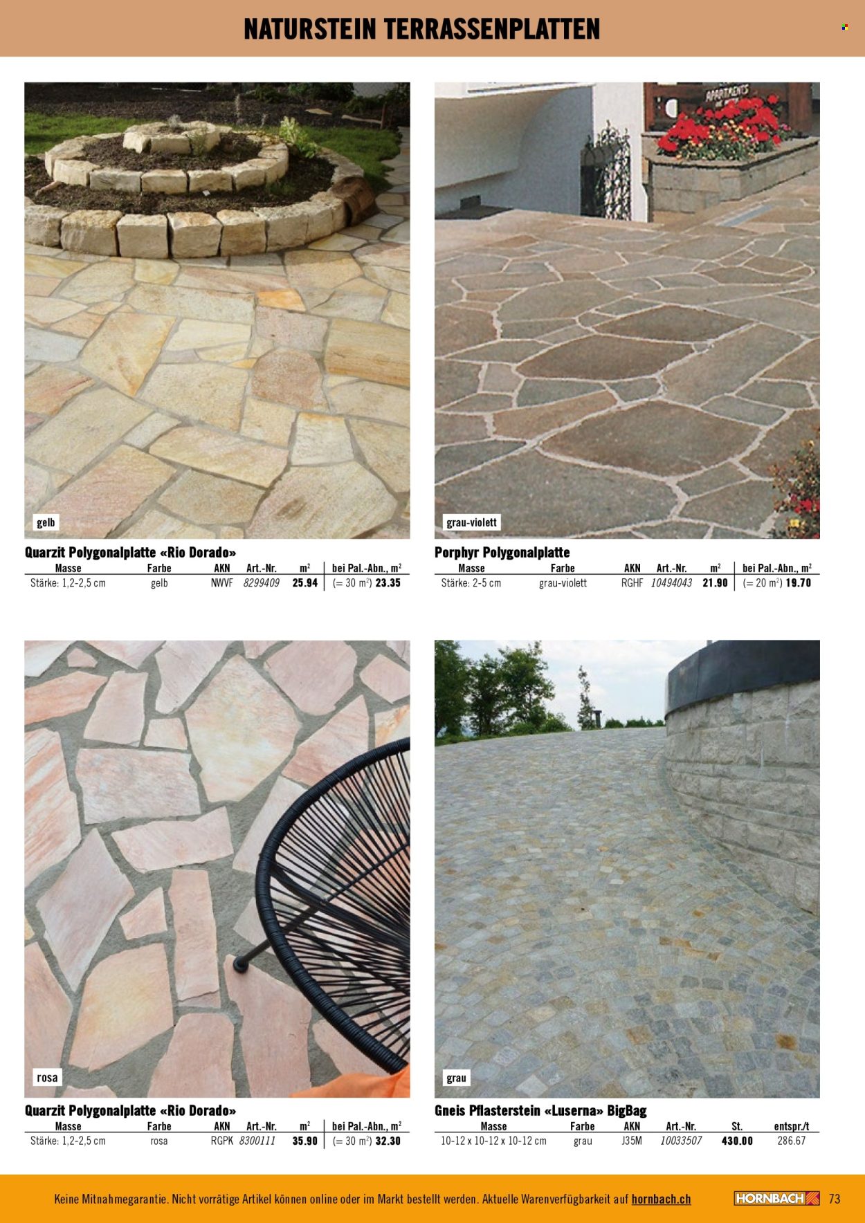 Catalogue Hornbach. Page 73