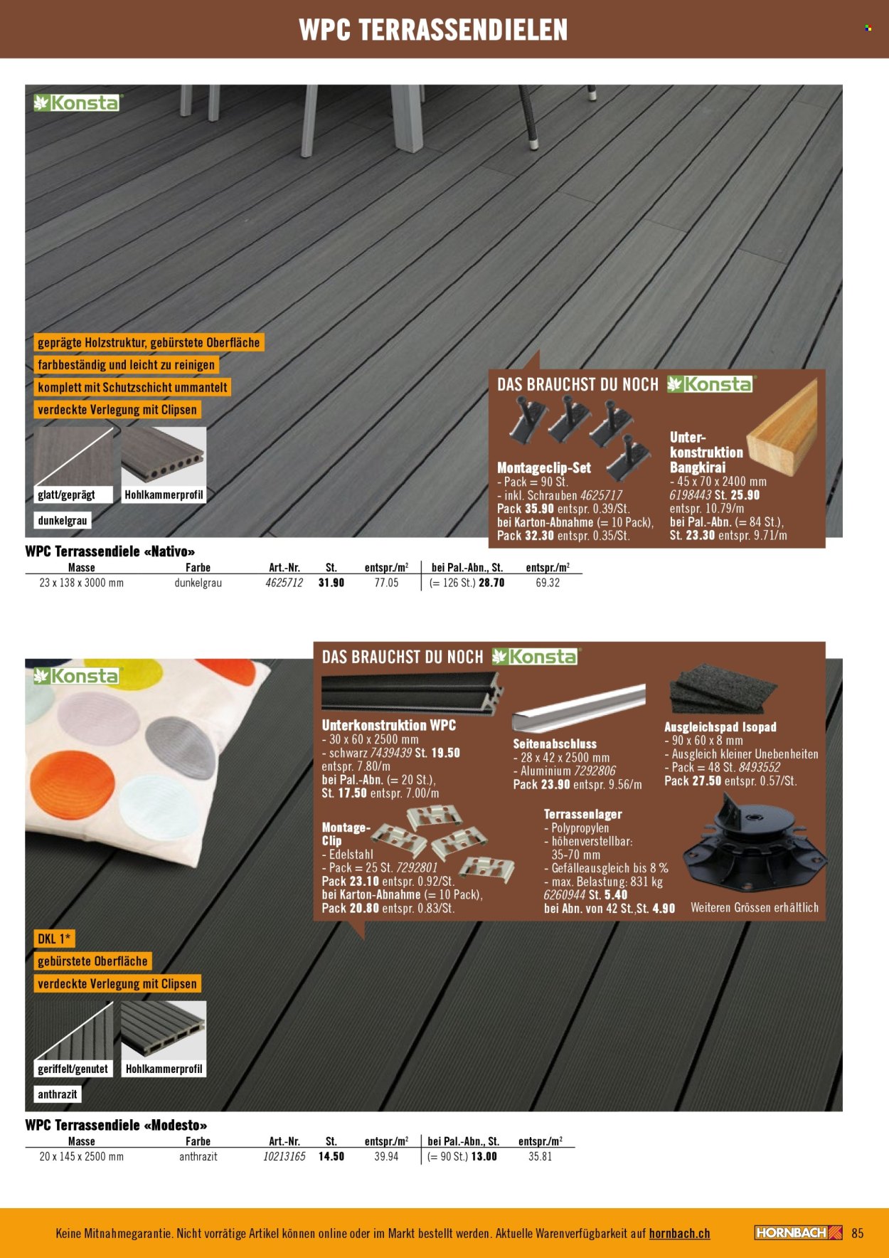 Catalogue Hornbach. Page 85