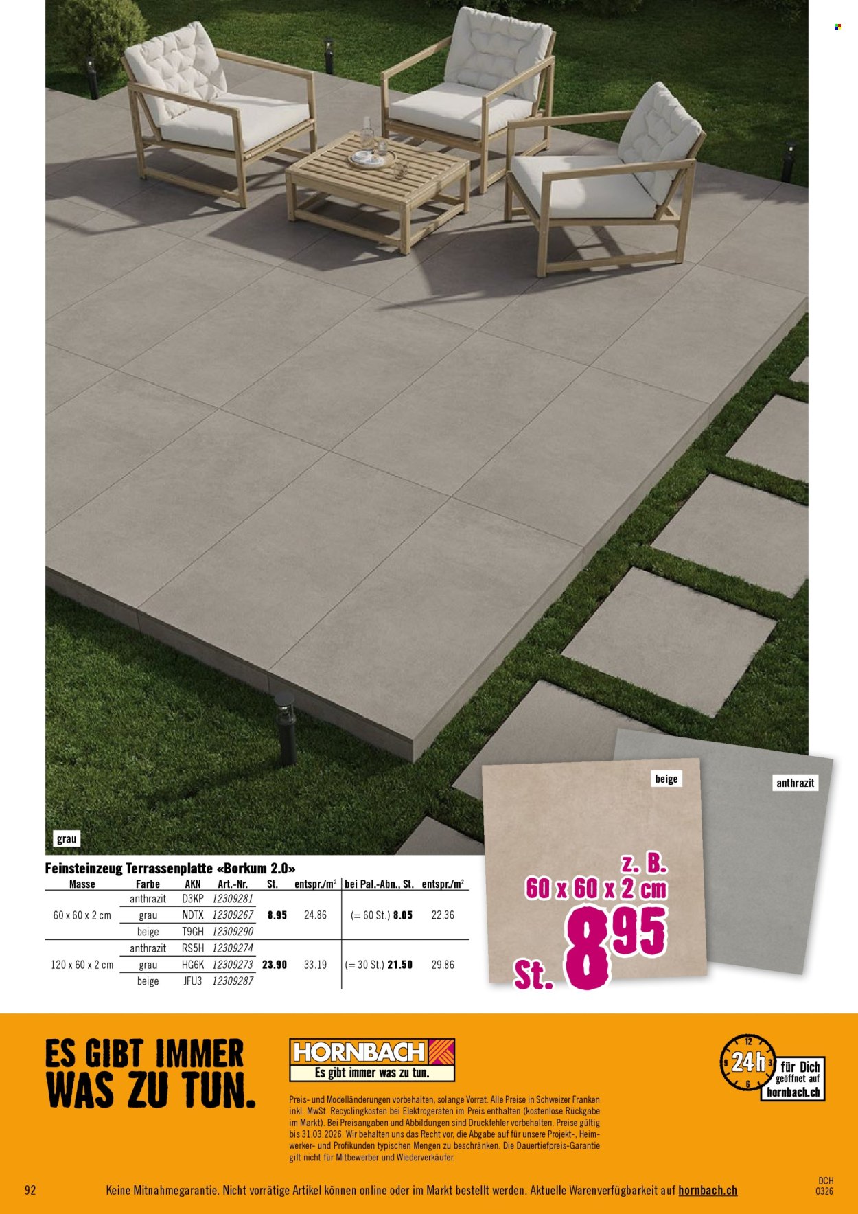 Catalogue Hornbach. Page 92