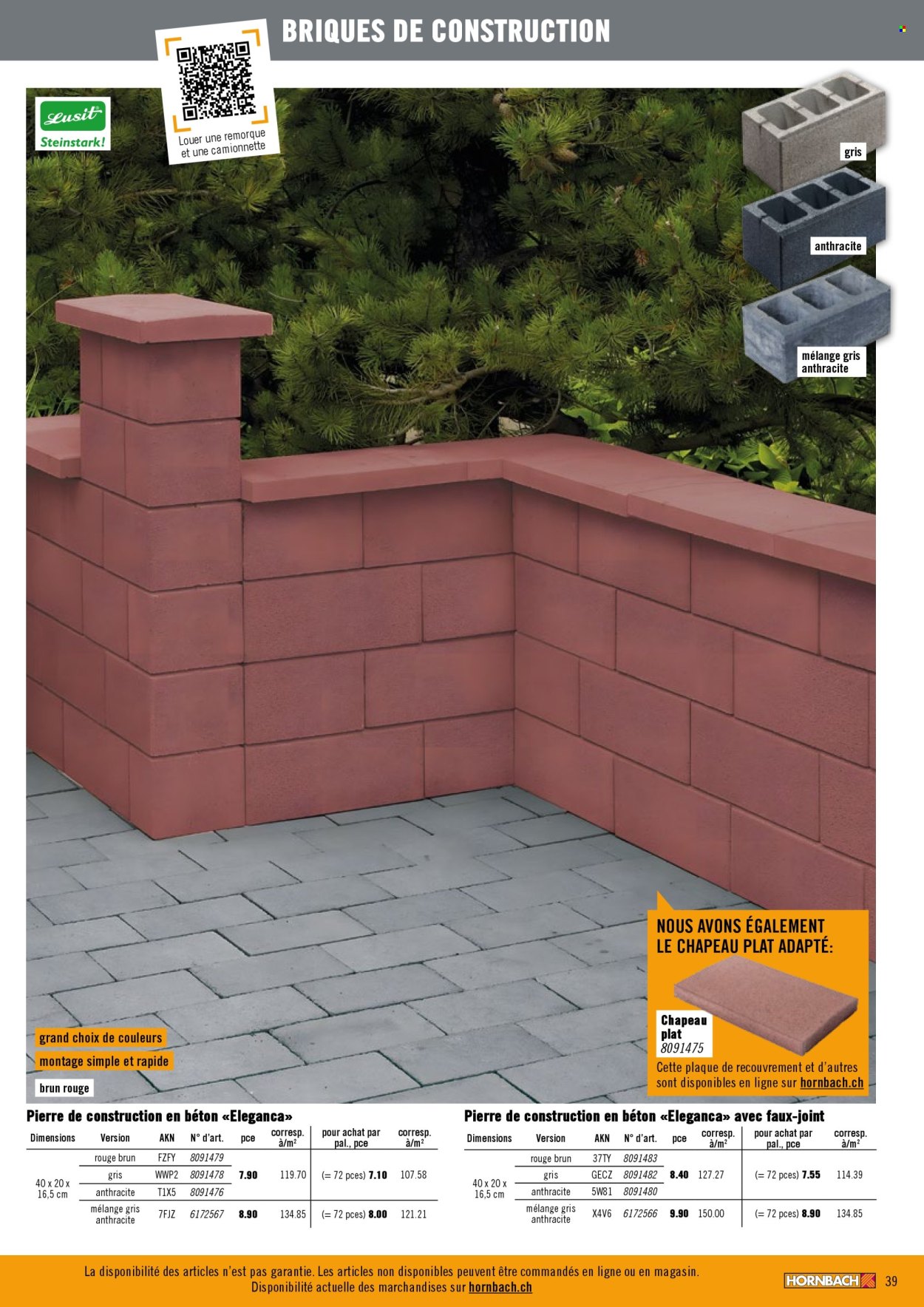 Catalogue Hornbach. Page 39