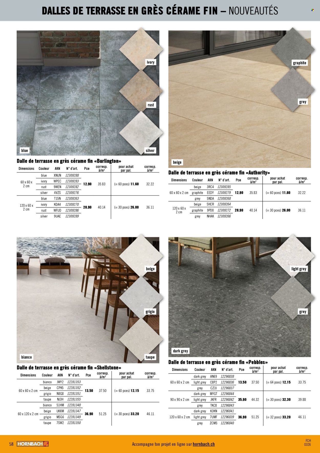 Catalogue Hornbach. Page 58