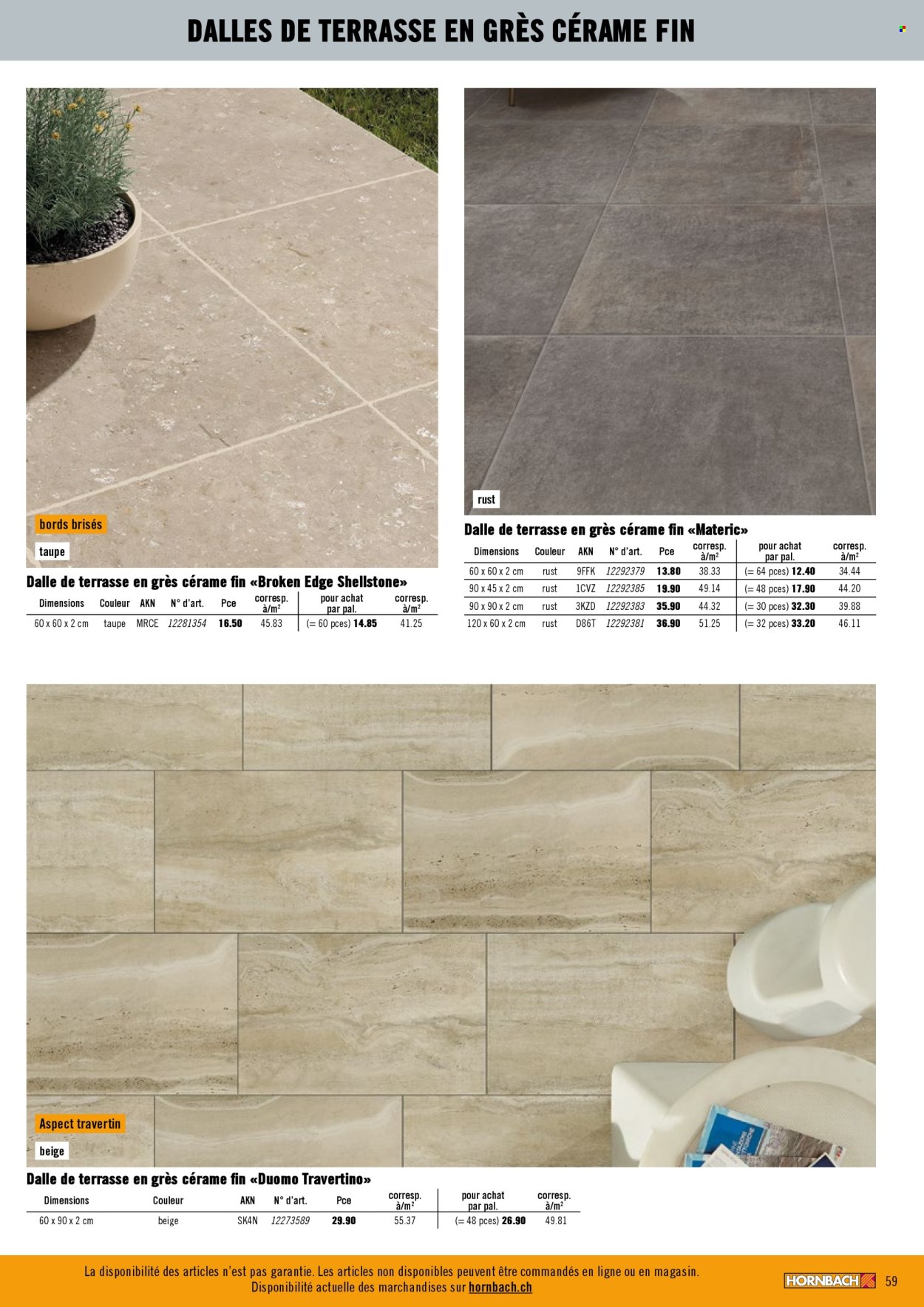 Catalogue Hornbach. Page 59
