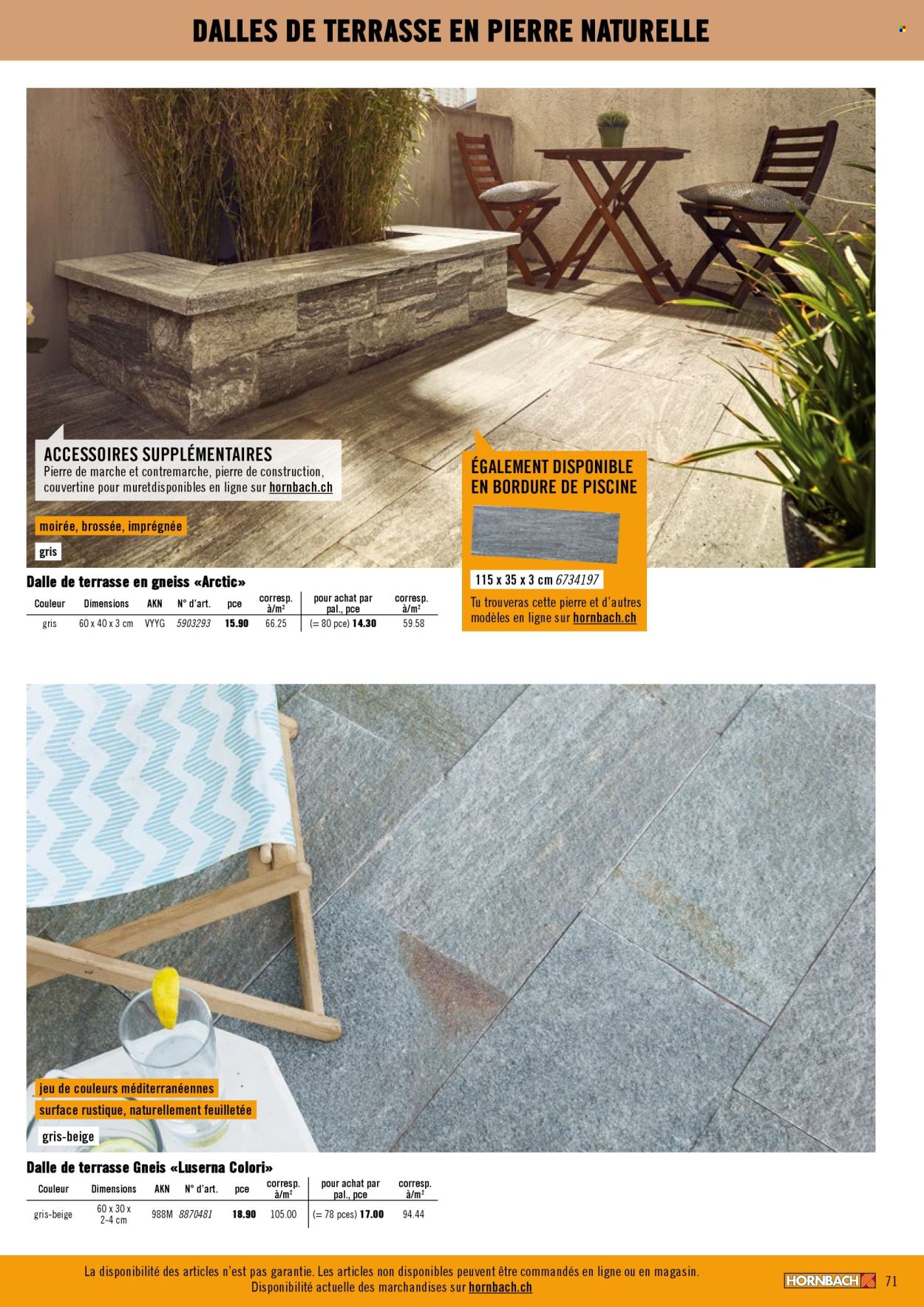 Catalogue Hornbach. Page 71