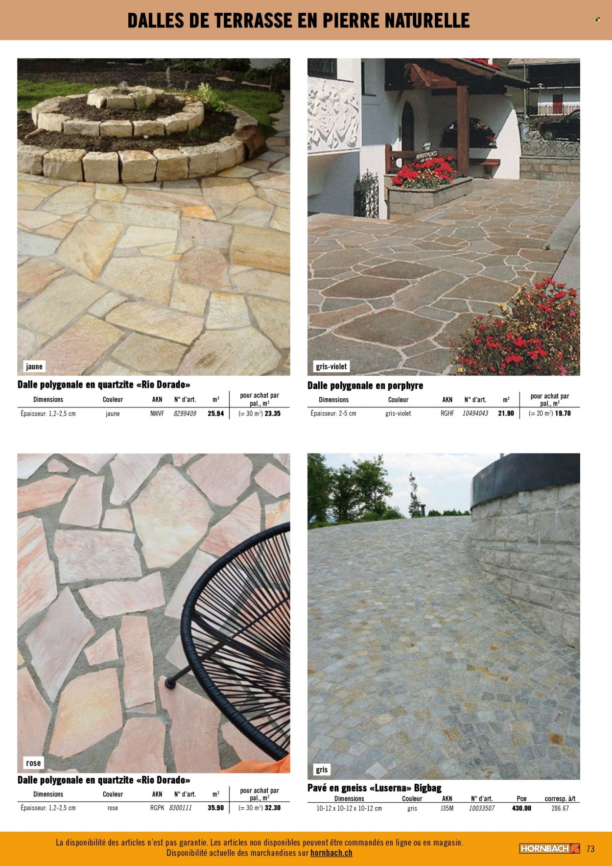 Catalogue Hornbach. Page 73