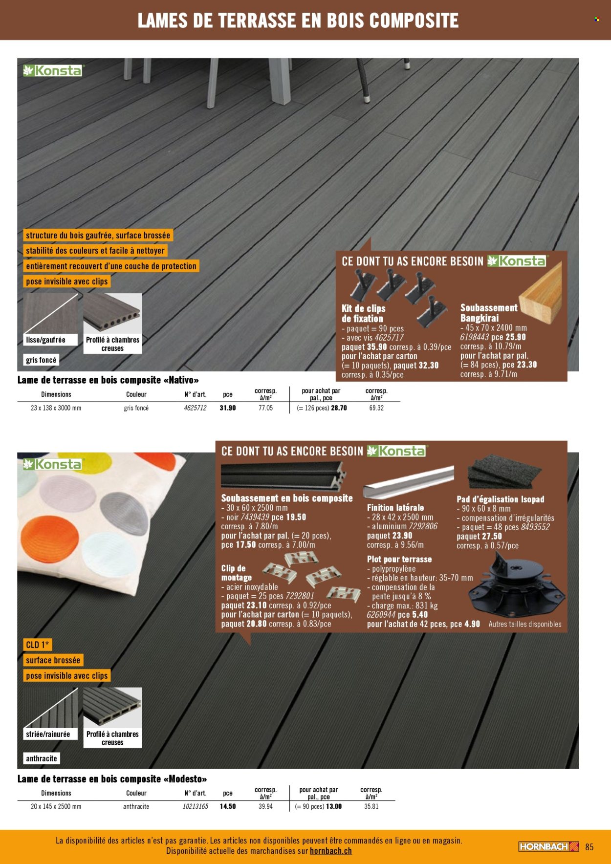Catalogue Hornbach. Page 85
