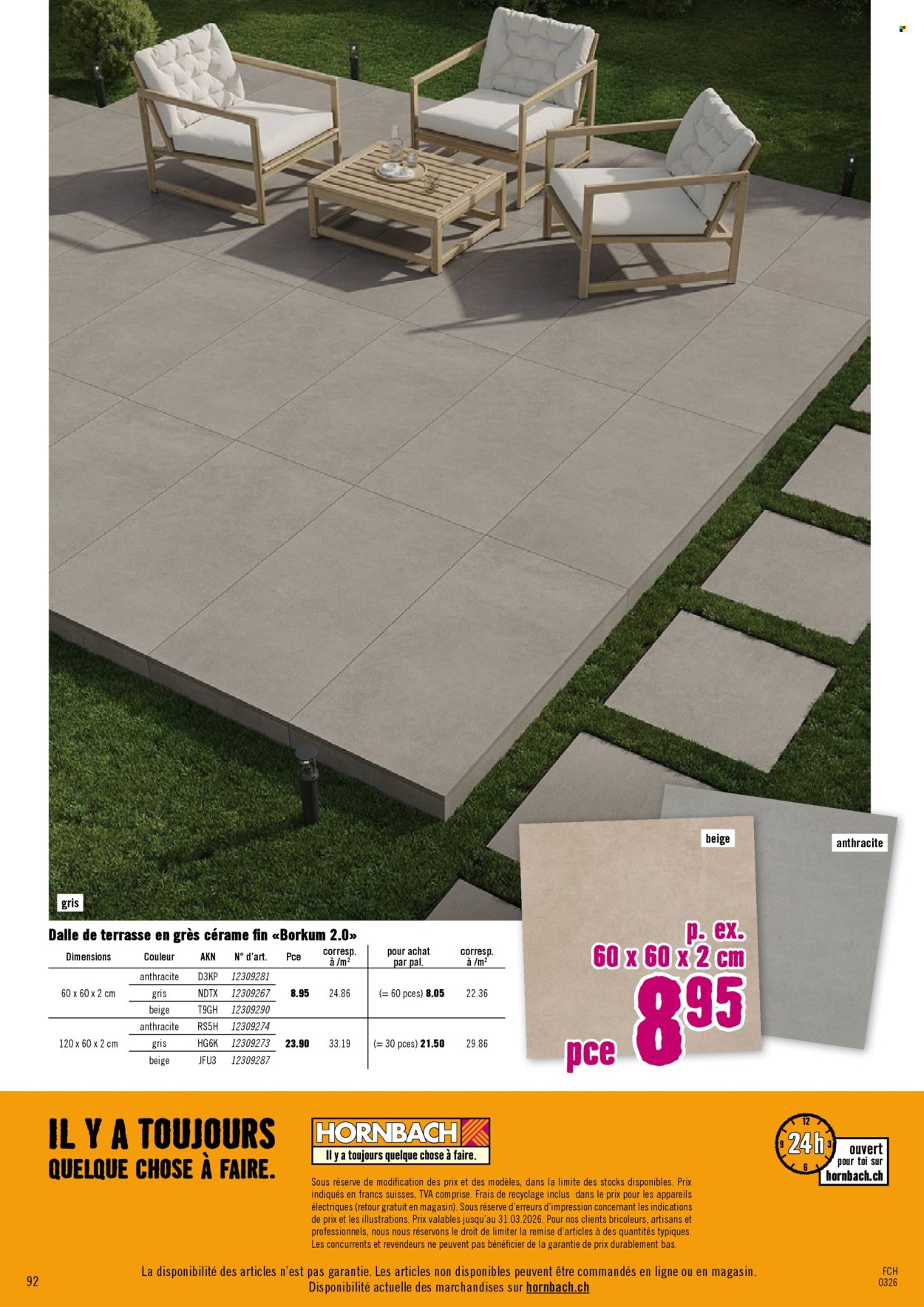 Catalogue Hornbach. Page 92
