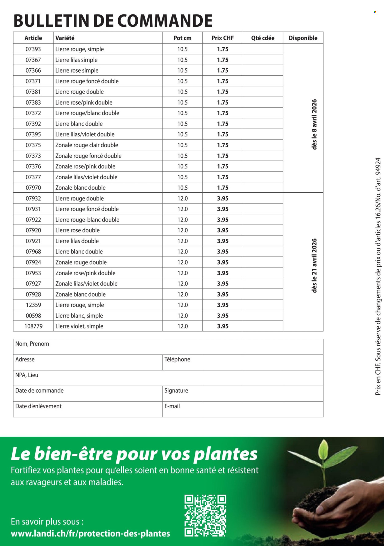 Catalogue Landi. Page 8