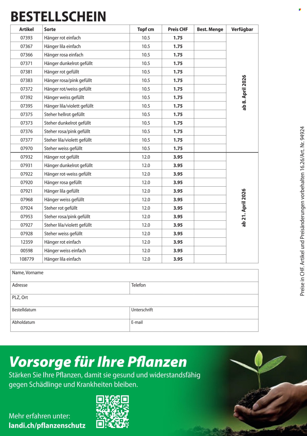 Catalogue Landi. Page 8