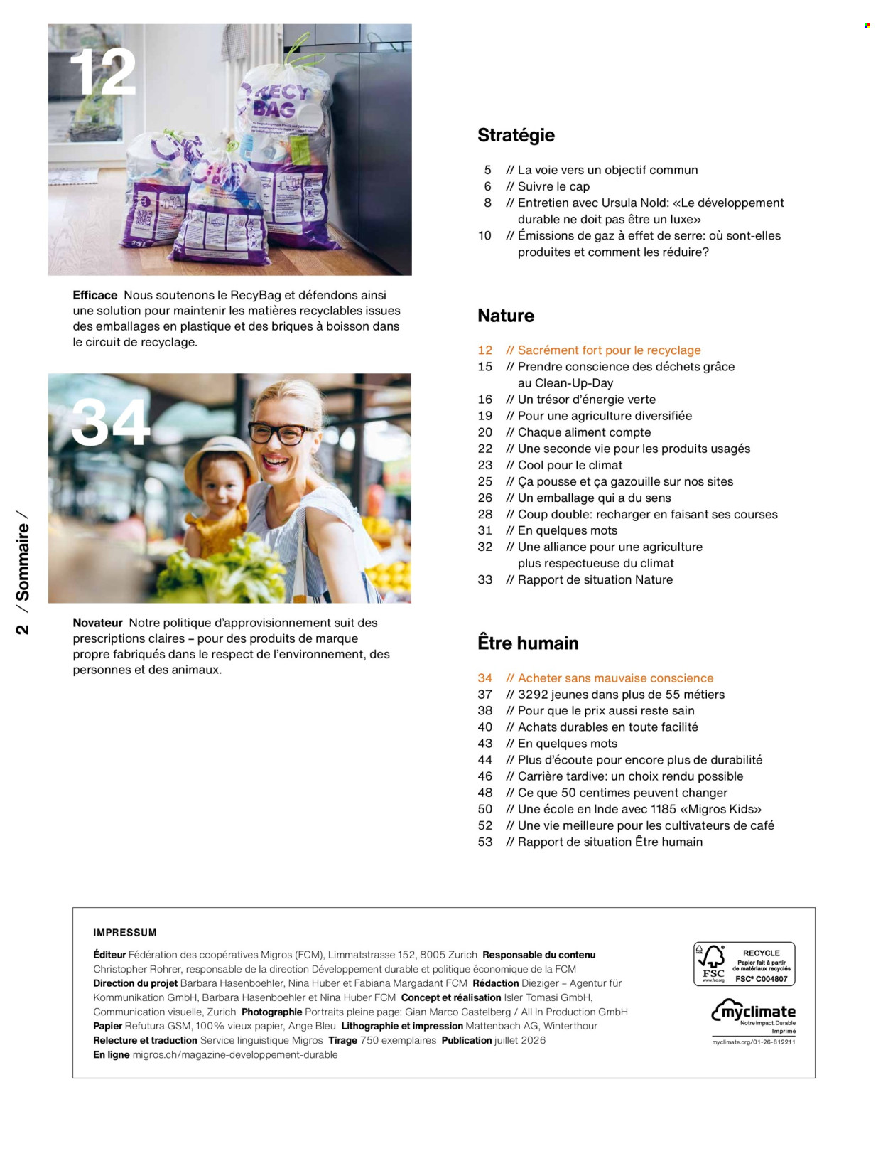 Catalogue Migros. Page 4