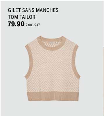 GILET SANS MANCHES