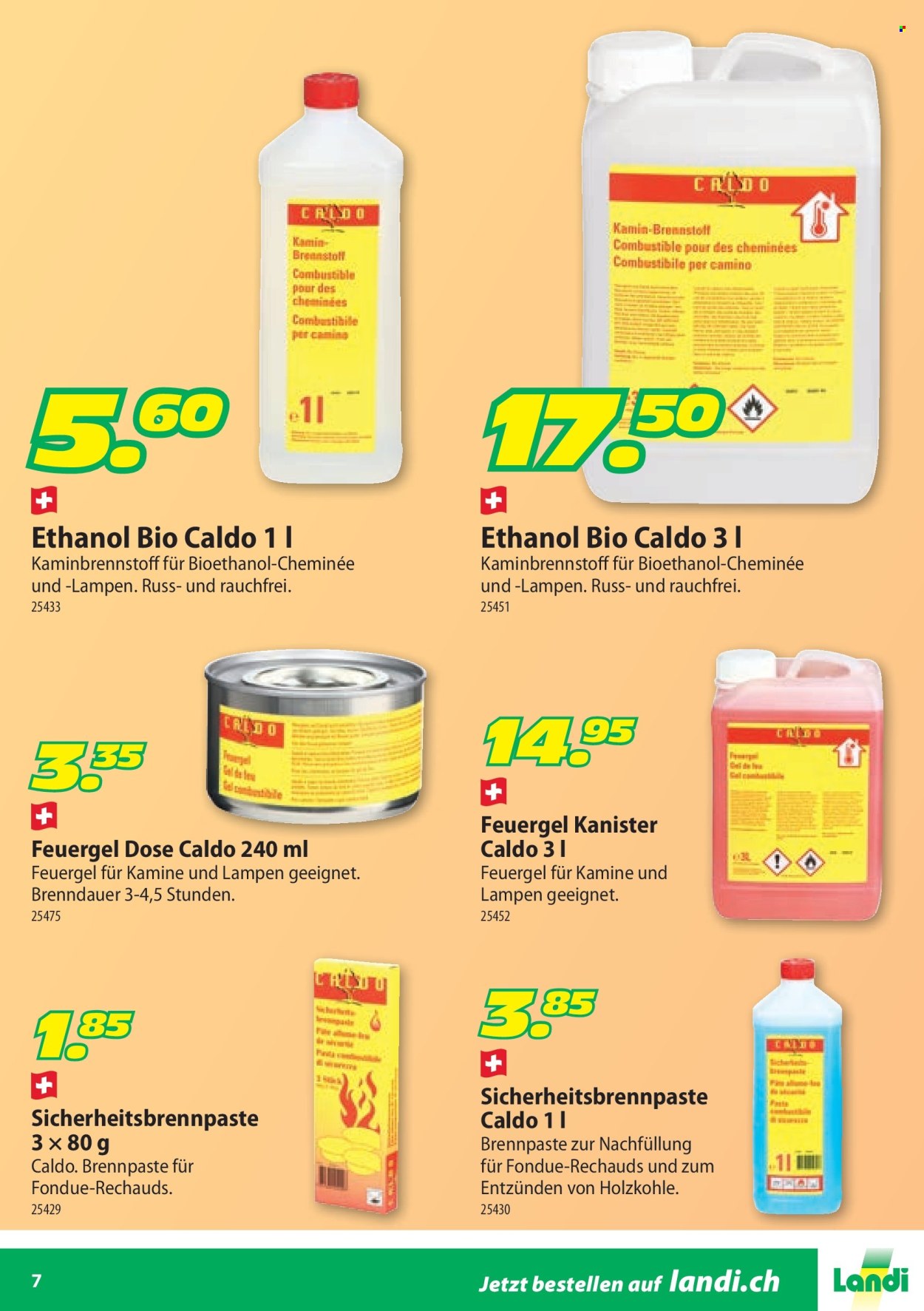 Catalogue Landi. Page 7