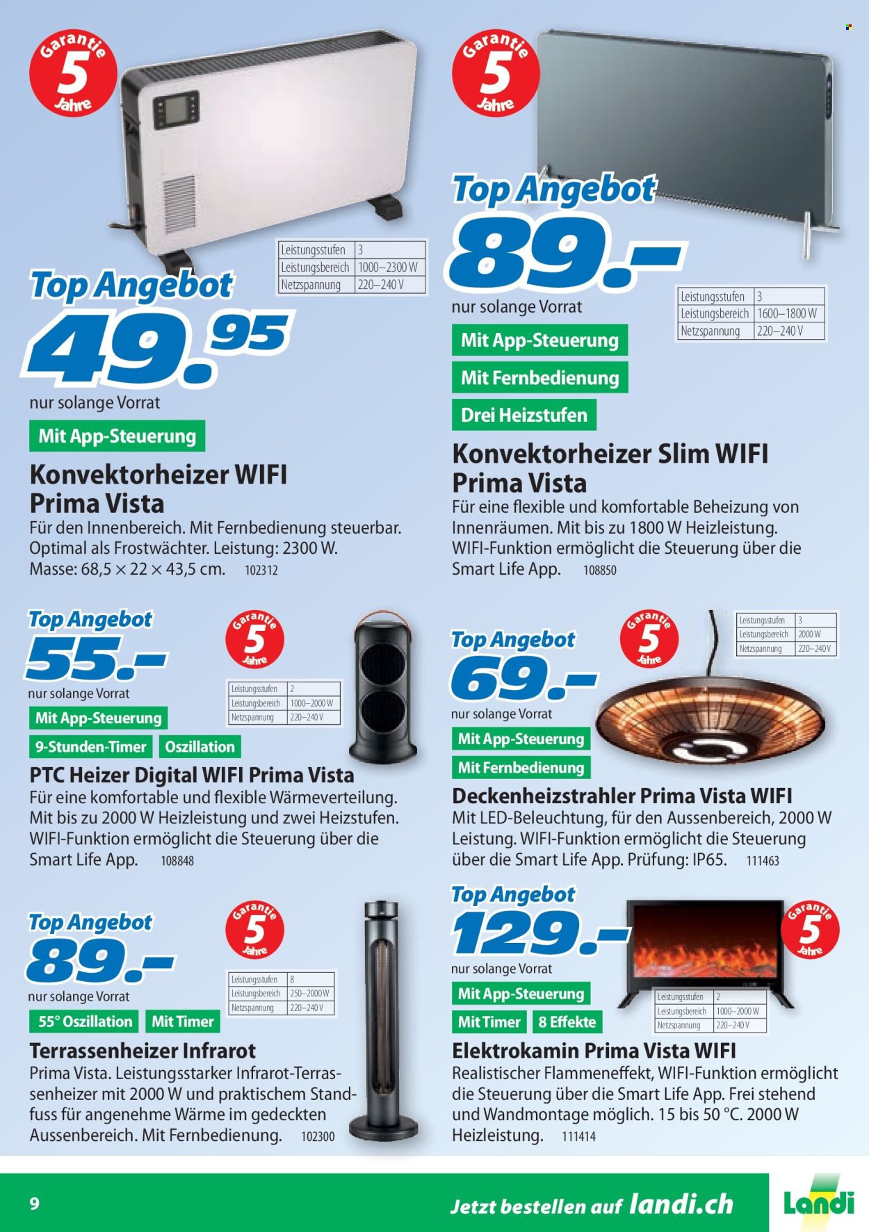 Catalogue Landi. Page 9