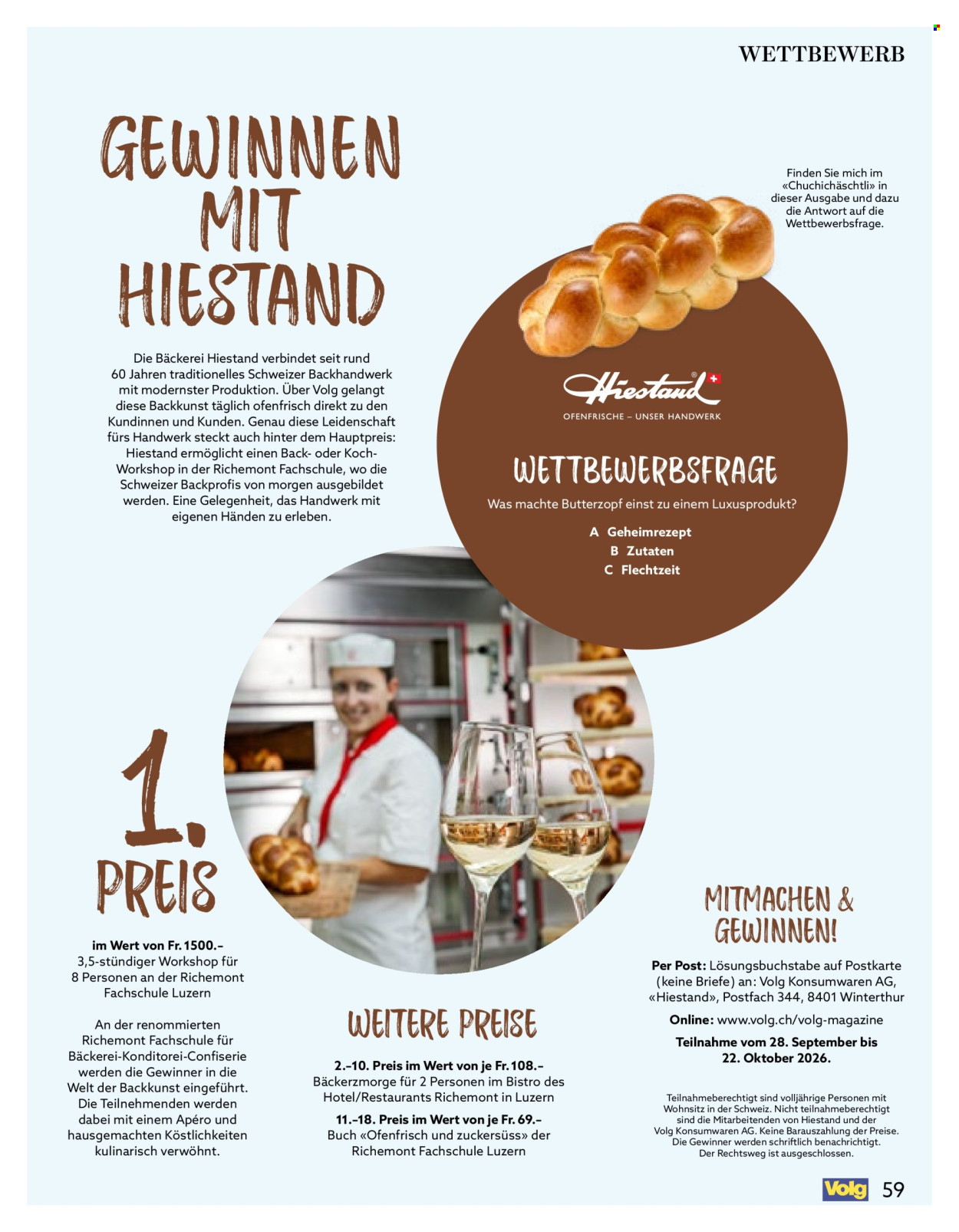 Catalogue Volg - 1.10.2026 - 31.10.2026. Page 59