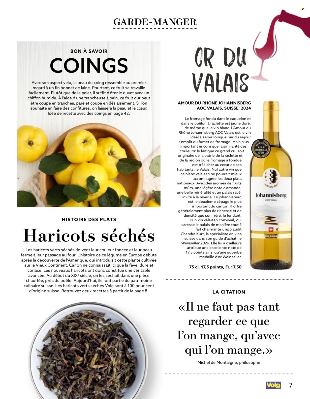 Catalogue Volg - 1.10.2026 - 31.10.2026. Page 7