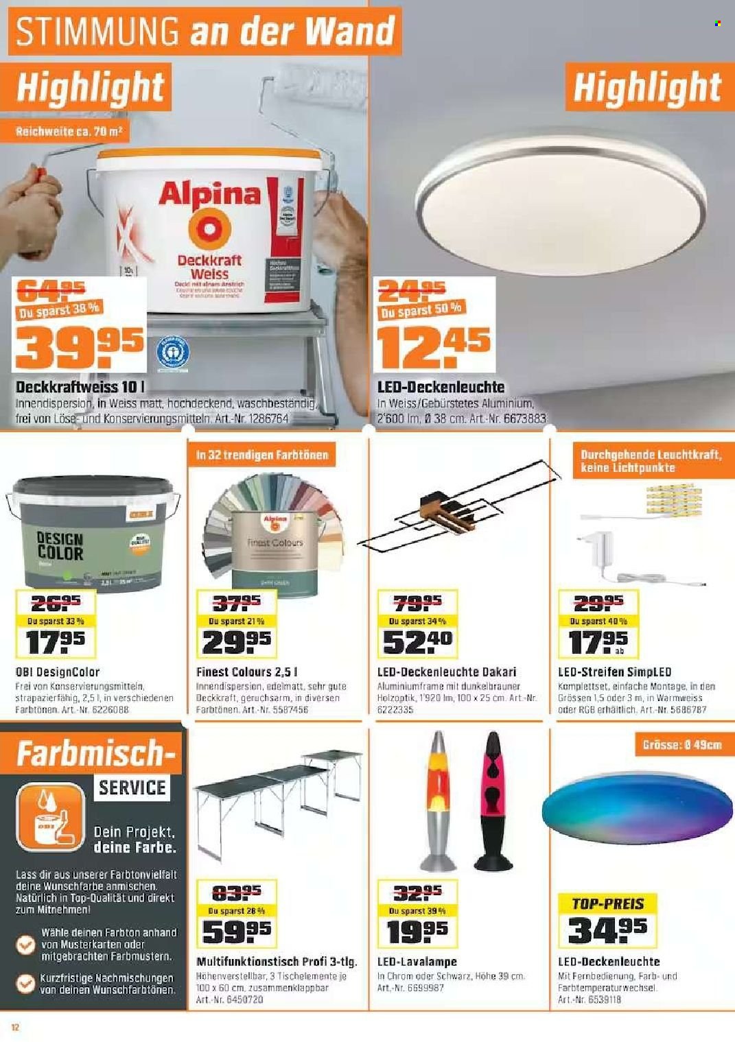 Catalogue OBI - 7.10.2026 - 1.11.2026. Page 12