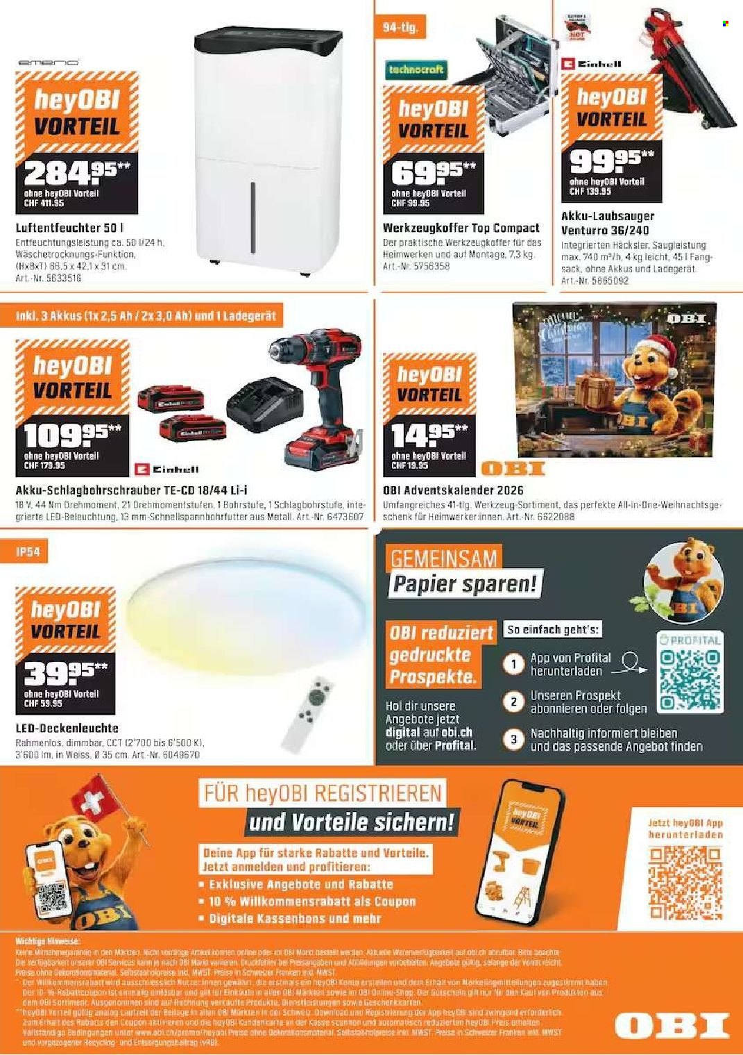 Catalogue OBI - 7.10.2026 - 1.11.2026. Page 16
