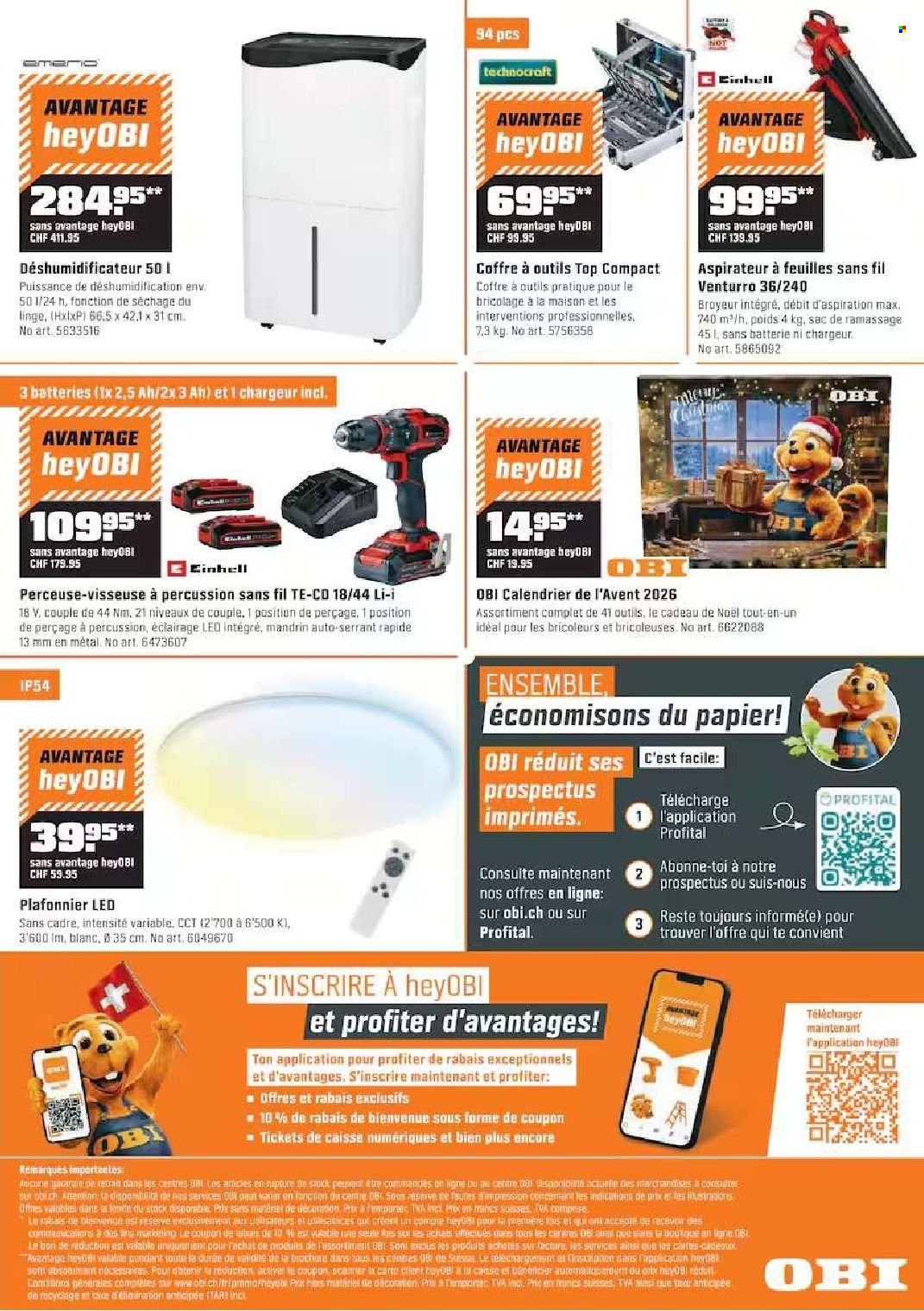 Catalogue OBI - 7.10.2026 - 1.11.2026. Page 16
