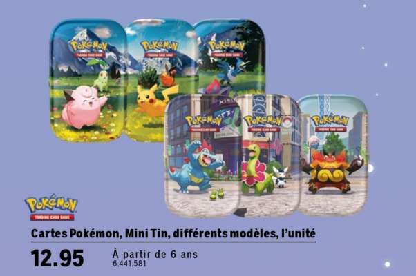 Cartes Pokémon, Mini Tin