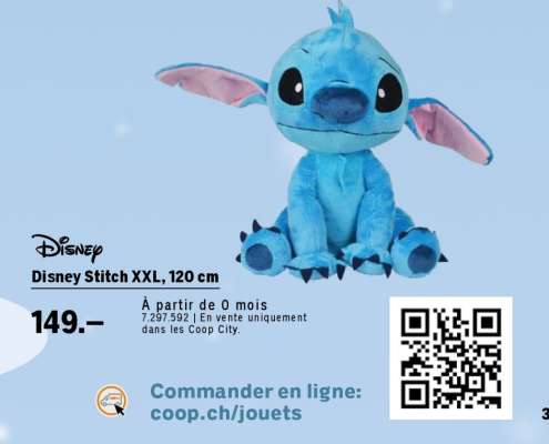 Disney Stitch XXL, 120 cm