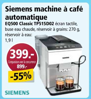 Siemens machine à café automatique