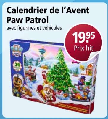 Calendrier de l’Avent Paw Patrol