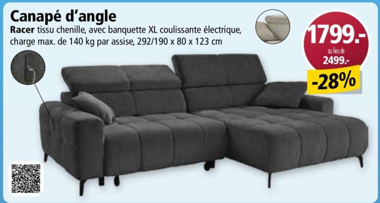 Canapé d'angle