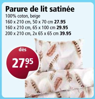 Parure de lit satinée
