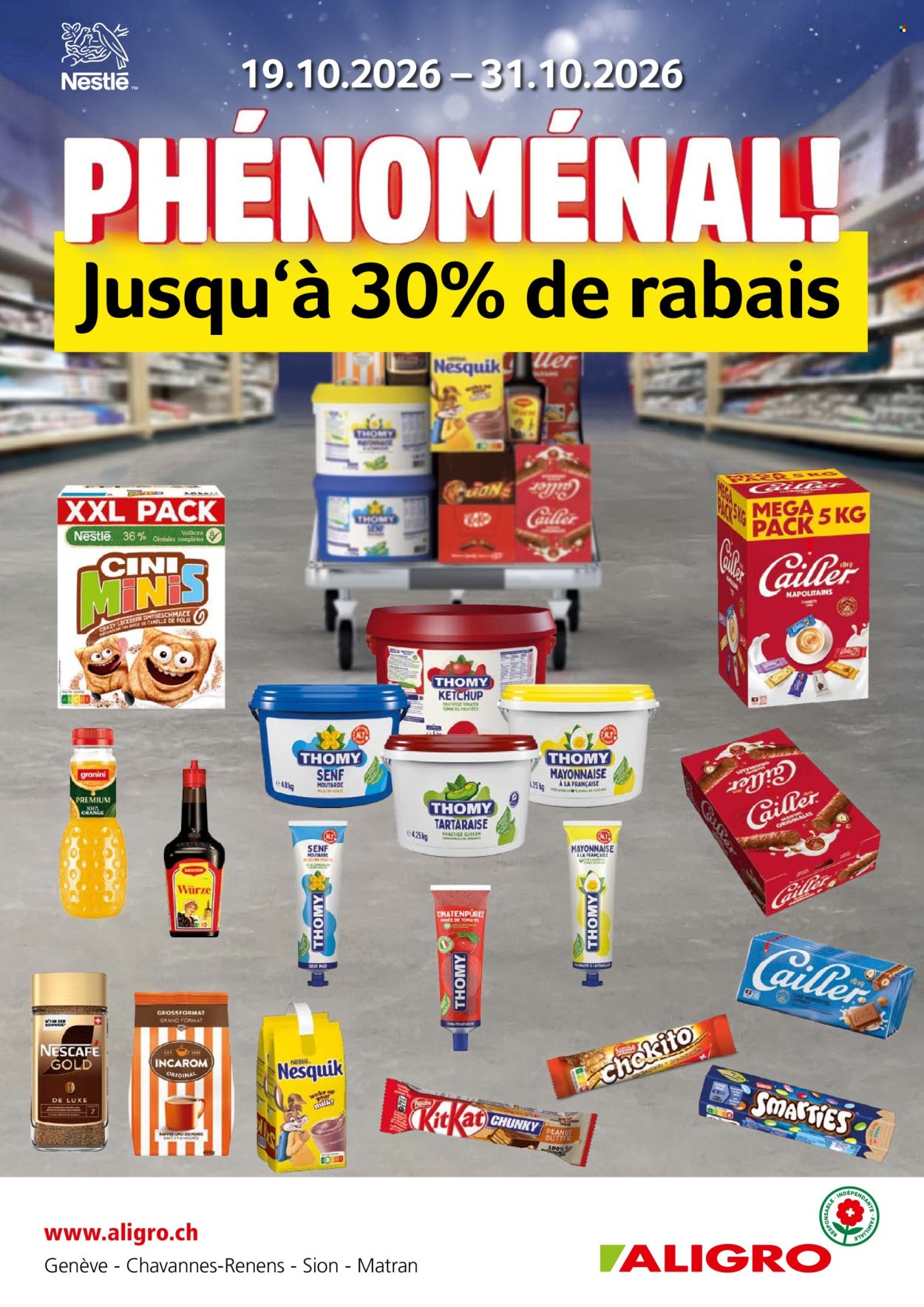 Catalogue ALIGRO - 19.10.2026 - 31.10.2026. Page 1