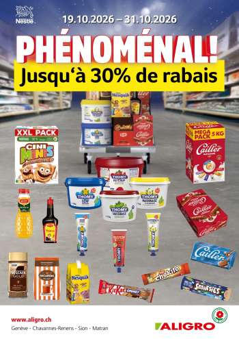Catalogue ALIGRO - 19.10.2026 - 31.10.2026.