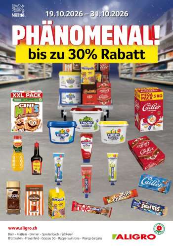 Catalogue ALIGRO - 19.10.2026 - 31.10.2026.