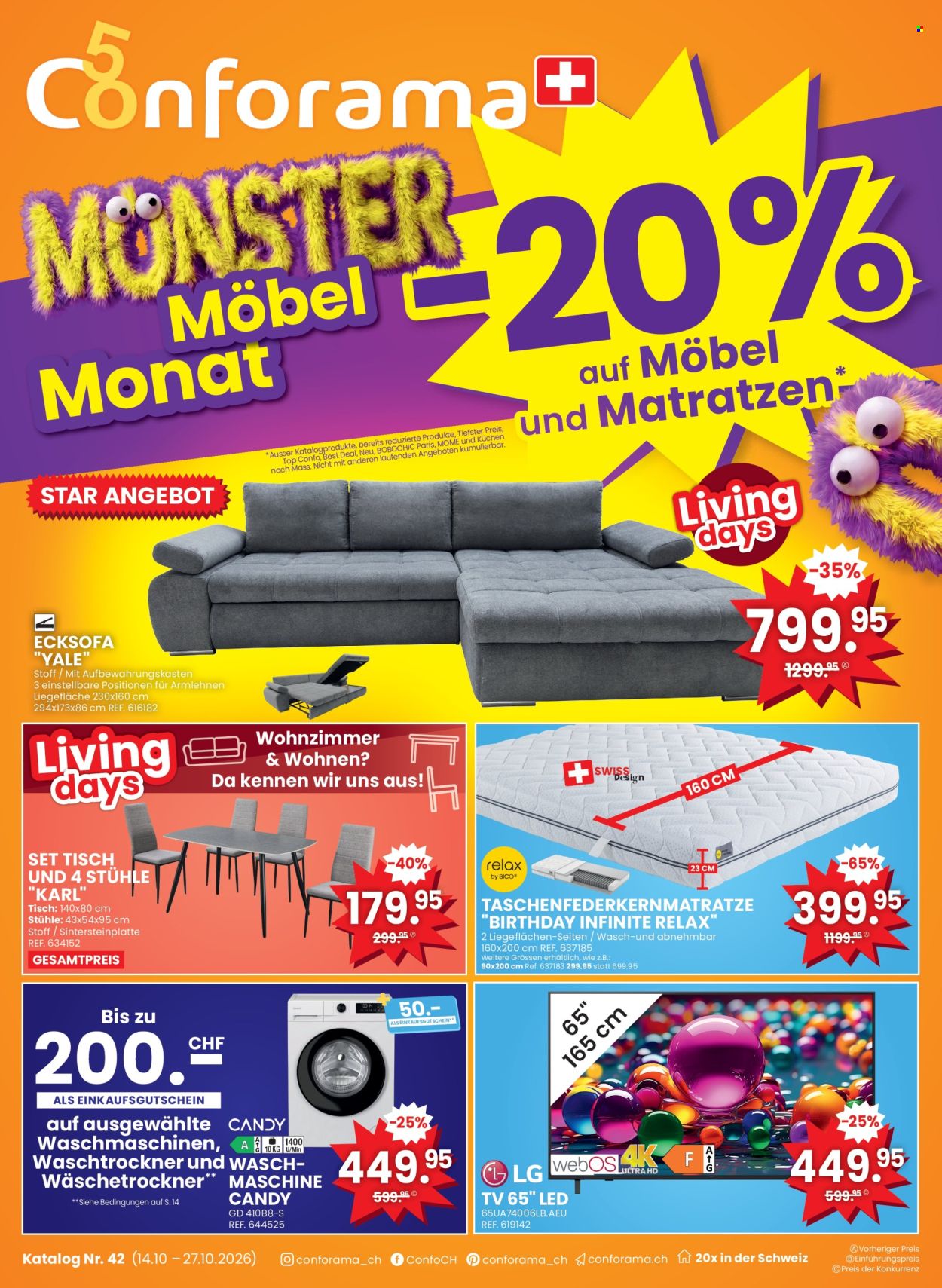Catalogue Conforama - 14.10.2026 - 27.10.2026. Page 1