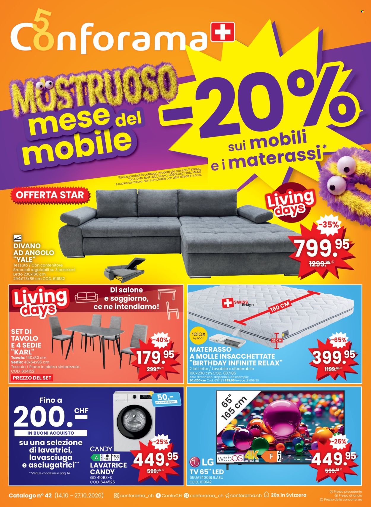 Catalogue Conforama - 14.10.2026 - 27.10.2026. Page 1