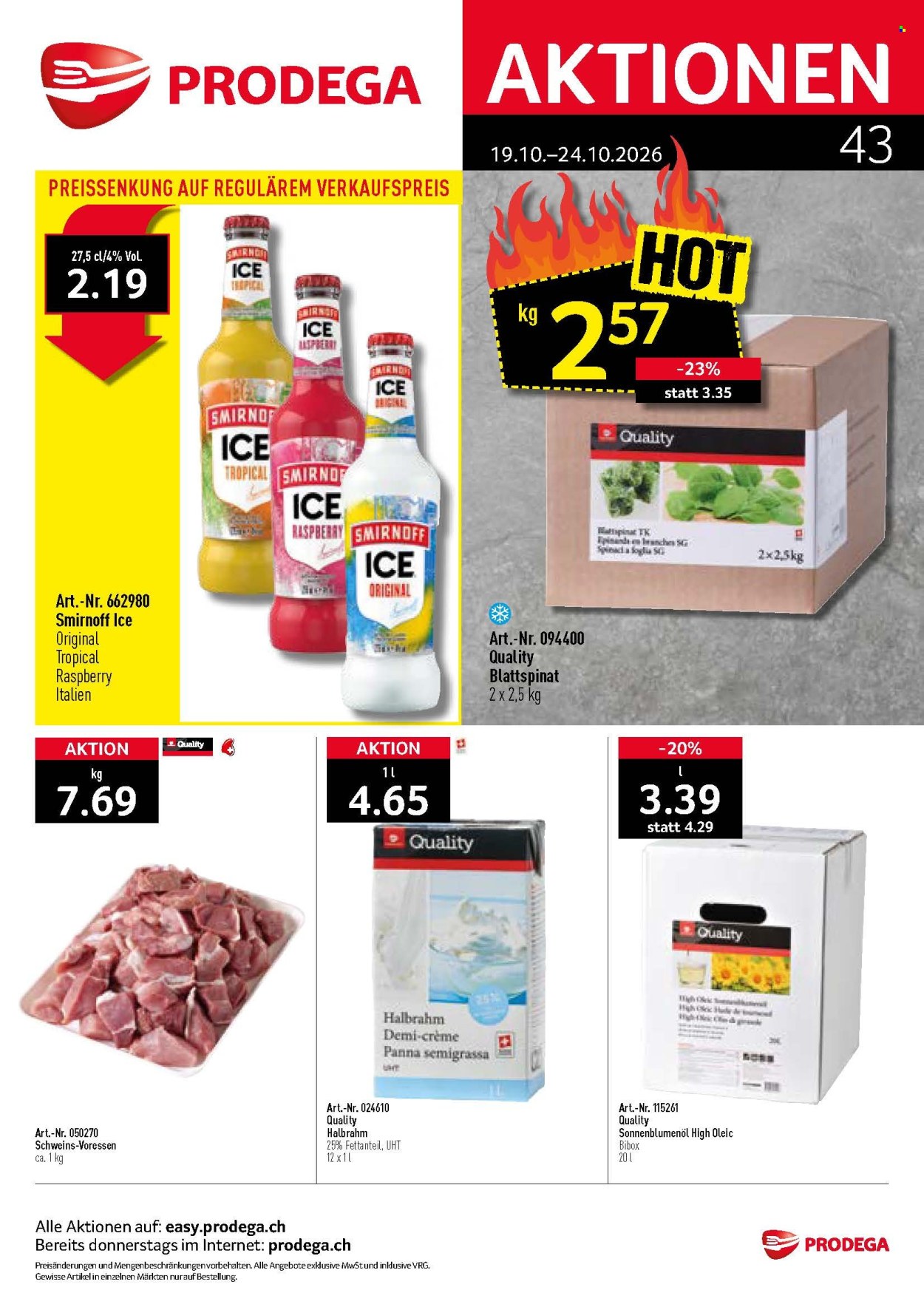 Catalogue Prodega - 19.10.2026 - 24.10.2026. Page 1