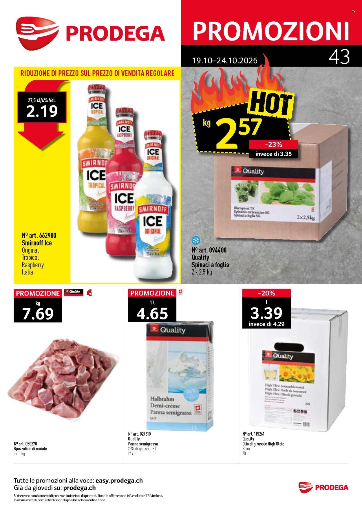 Catalogue Prodega - 19.10.2026 - 24.10.2026. Page 1