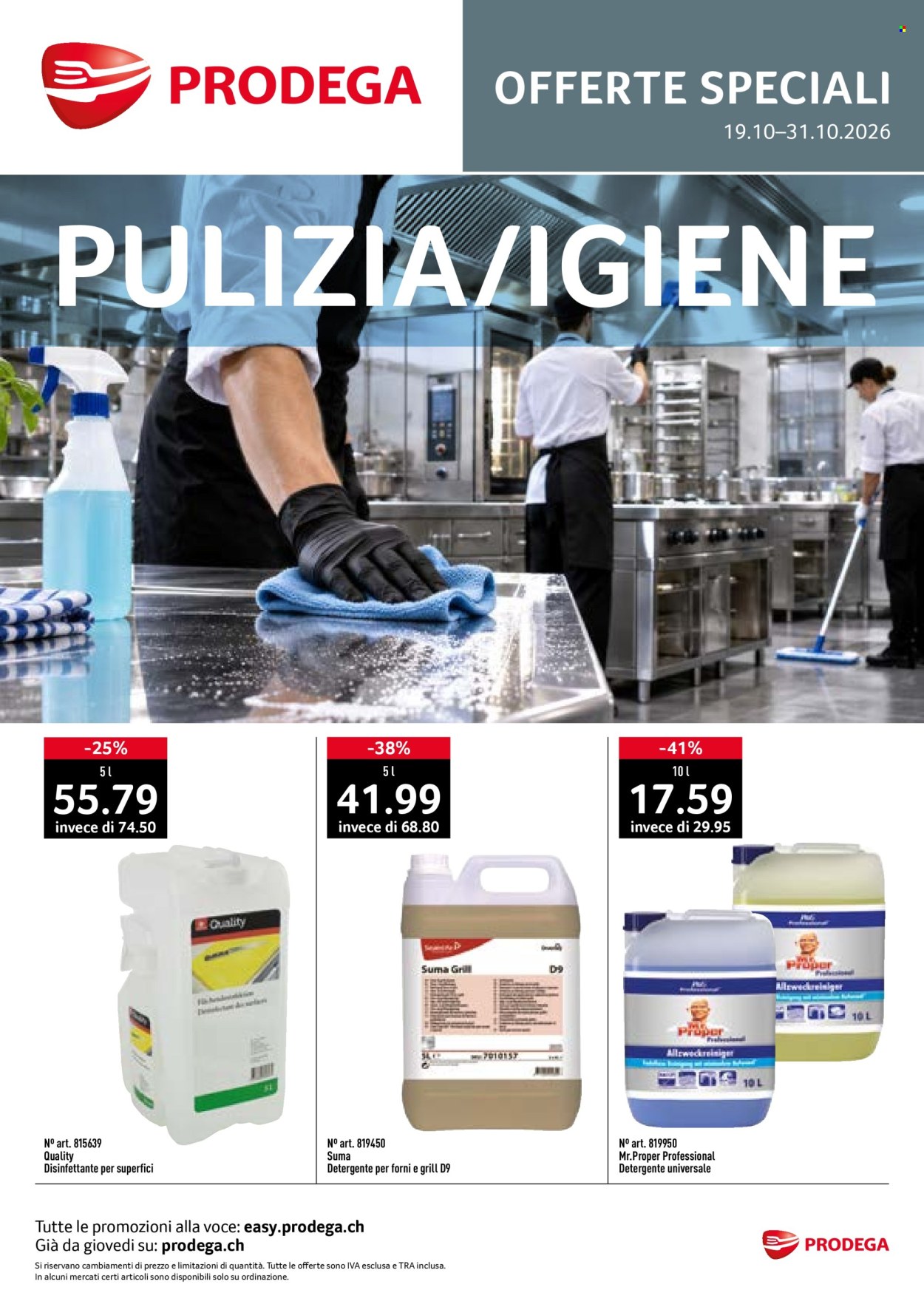 Catalogue Prodega - 19.10.2026 - 31.10.2026. Page 1