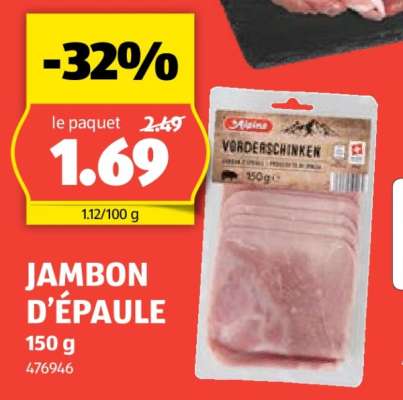 JAMBON D'ÉPAULE