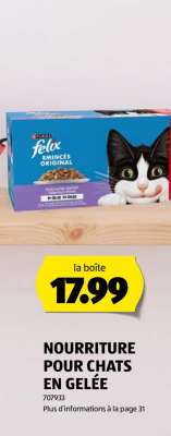 NOURRITURE POUR CHATS EN GELÉE