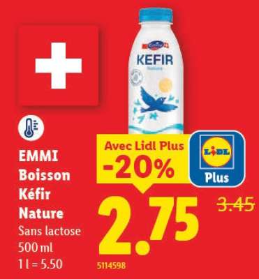 EMMI Boisson Kéfir Nature