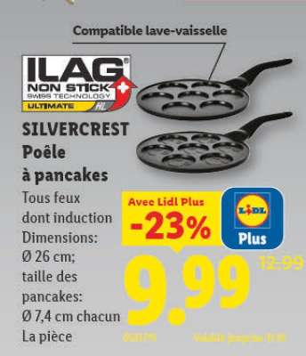 SILVERCREST Poêle à pancakes