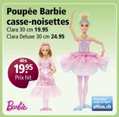 Poupée Barbie casse-noisettes