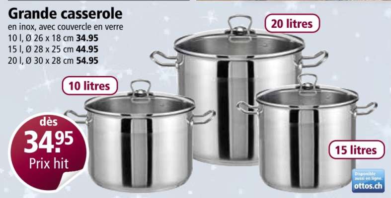 Grande casserole