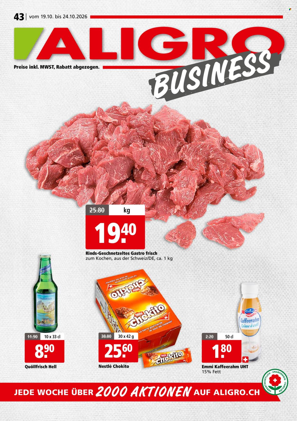 Catalogue ALIGRO - 19.10.2026 - 24.10.2026. Page 1