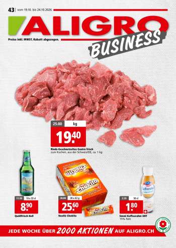 Catalogue ALIGRO - 19.10.2026 - 24.10.2026.