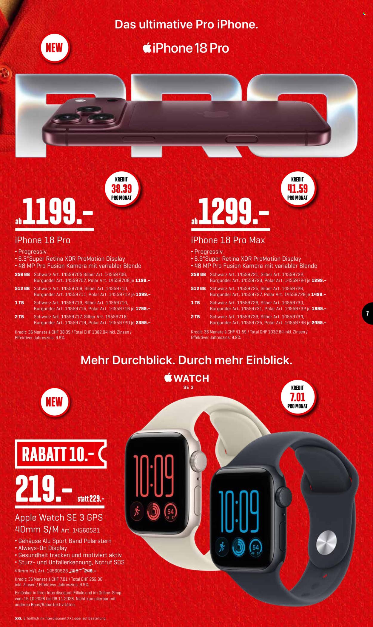 Catalogue Interdiscount - 19.10.2026 - 8.11.2026. Page 7