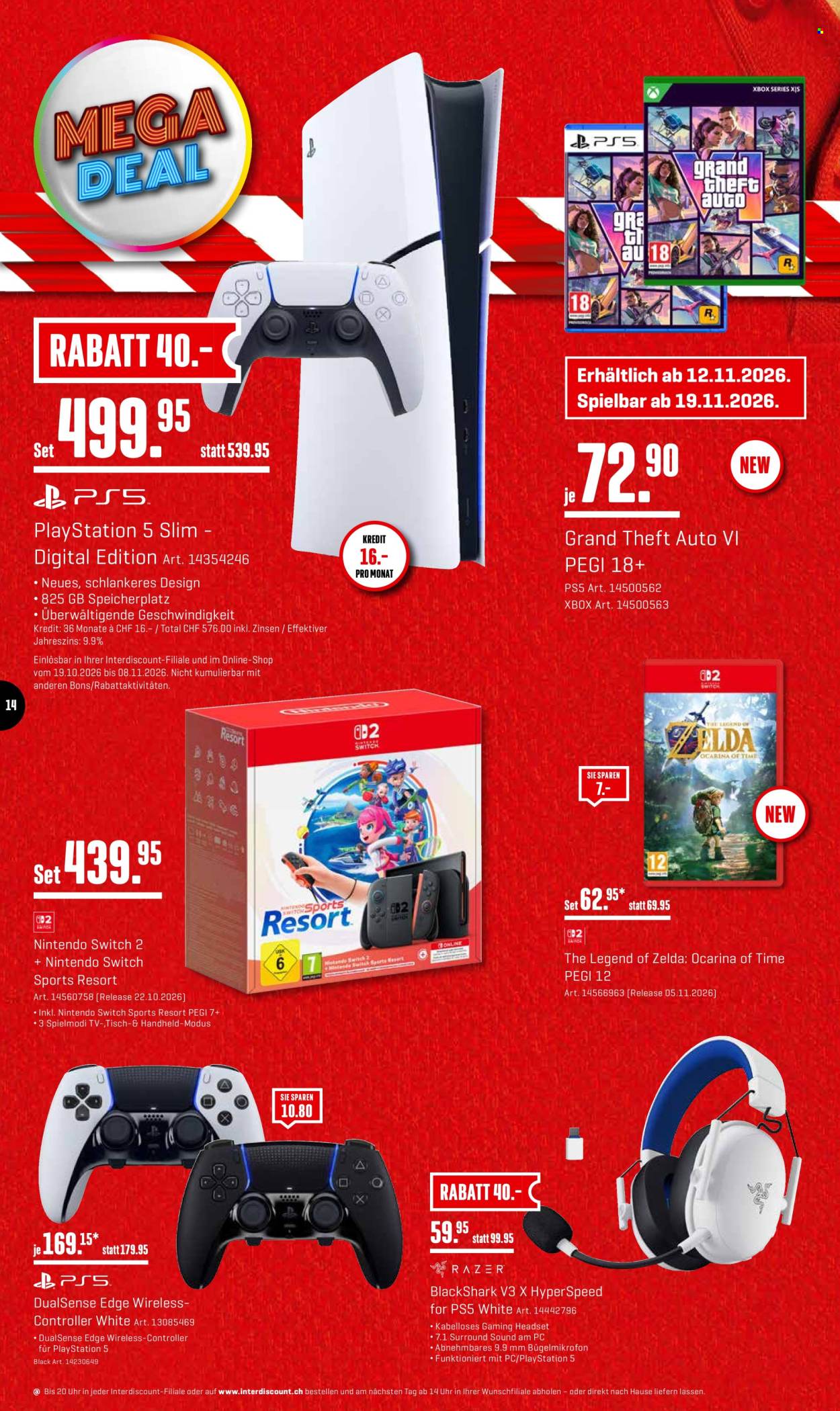 Catalogue Interdiscount - 19.10.2026 - 8.11.2026. Page 14