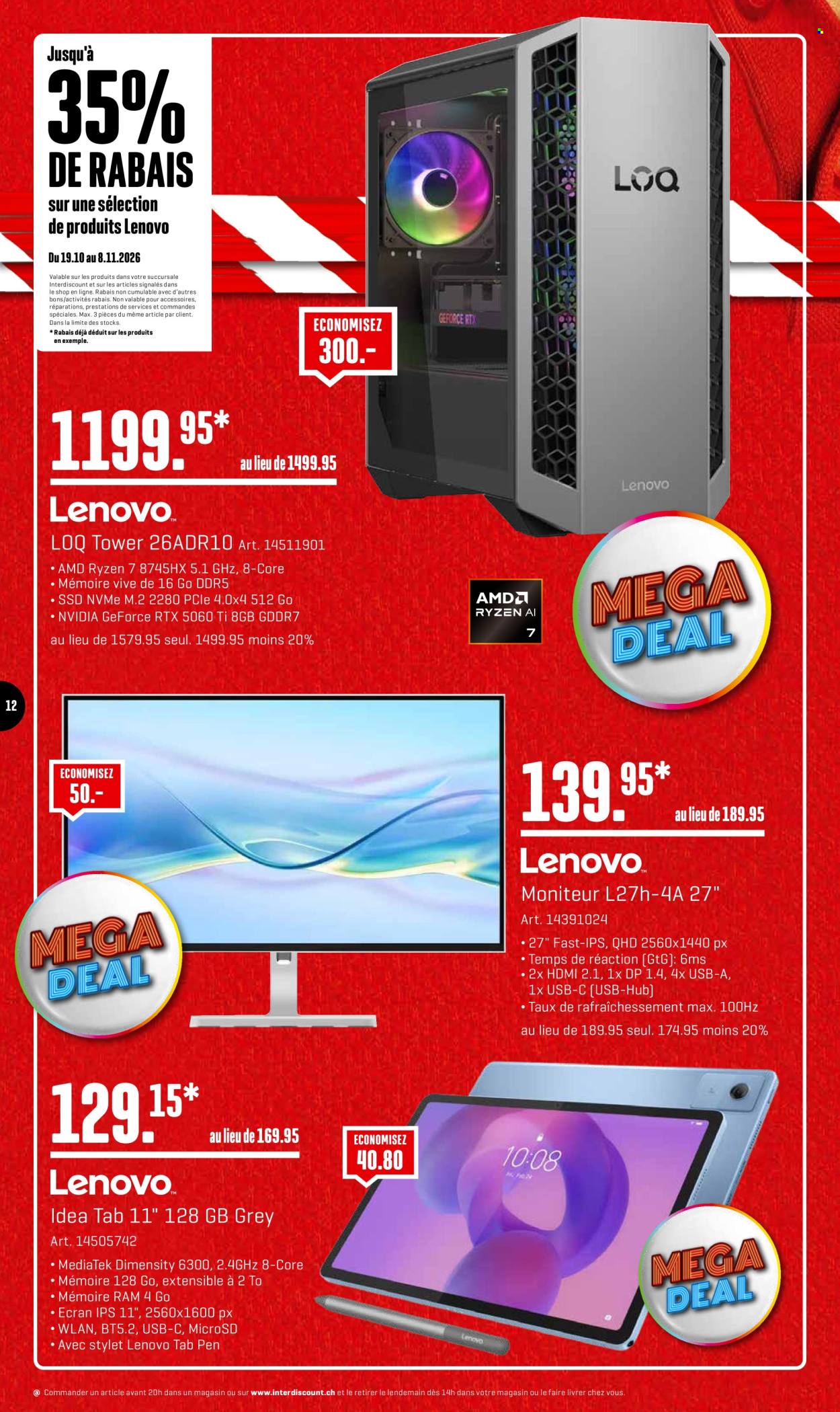 Catalogue Interdiscount - 19.10.2026 - 8.11.2026. Page 12