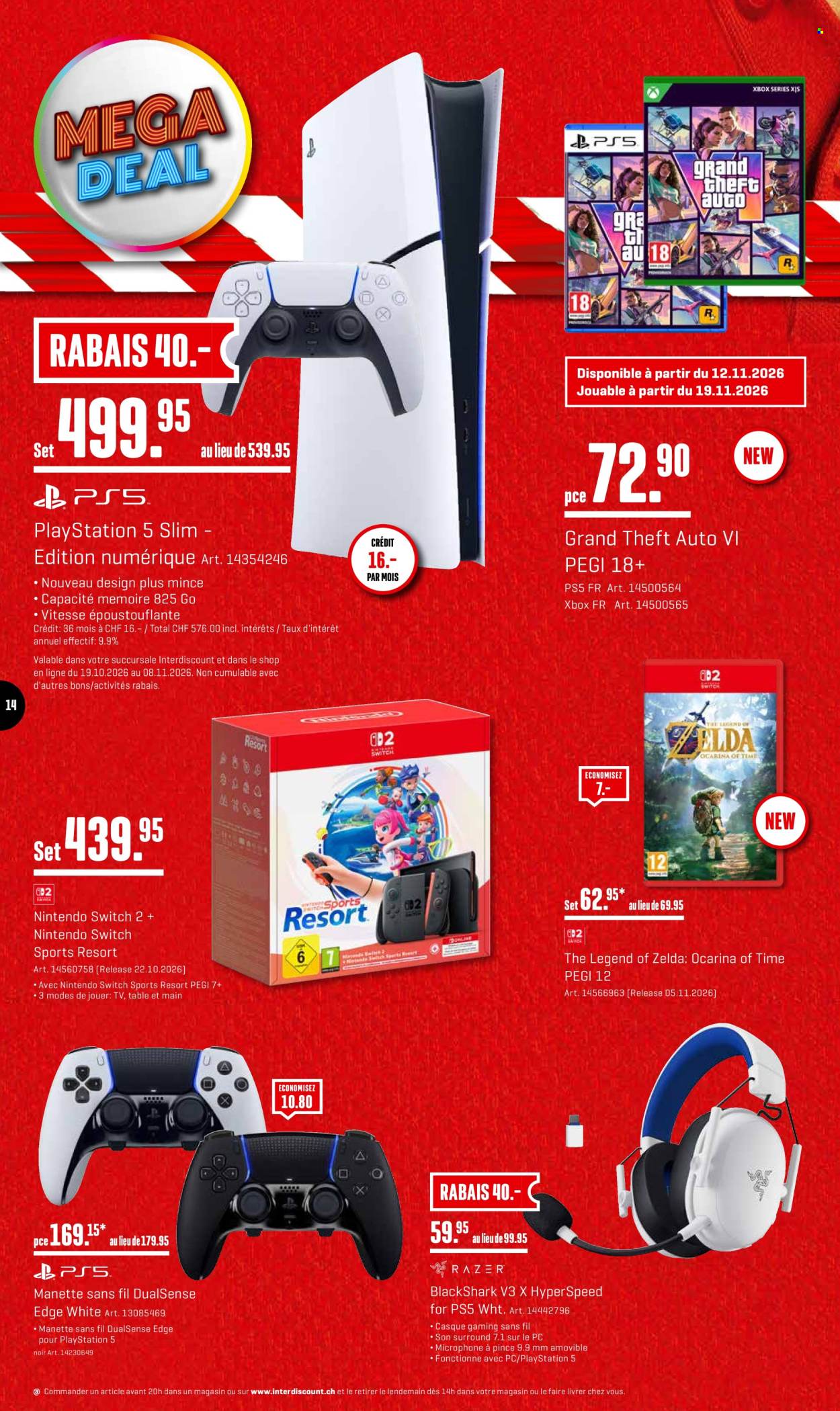 Catalogue Interdiscount - 19.10.2026 - 8.11.2026. Page 14
