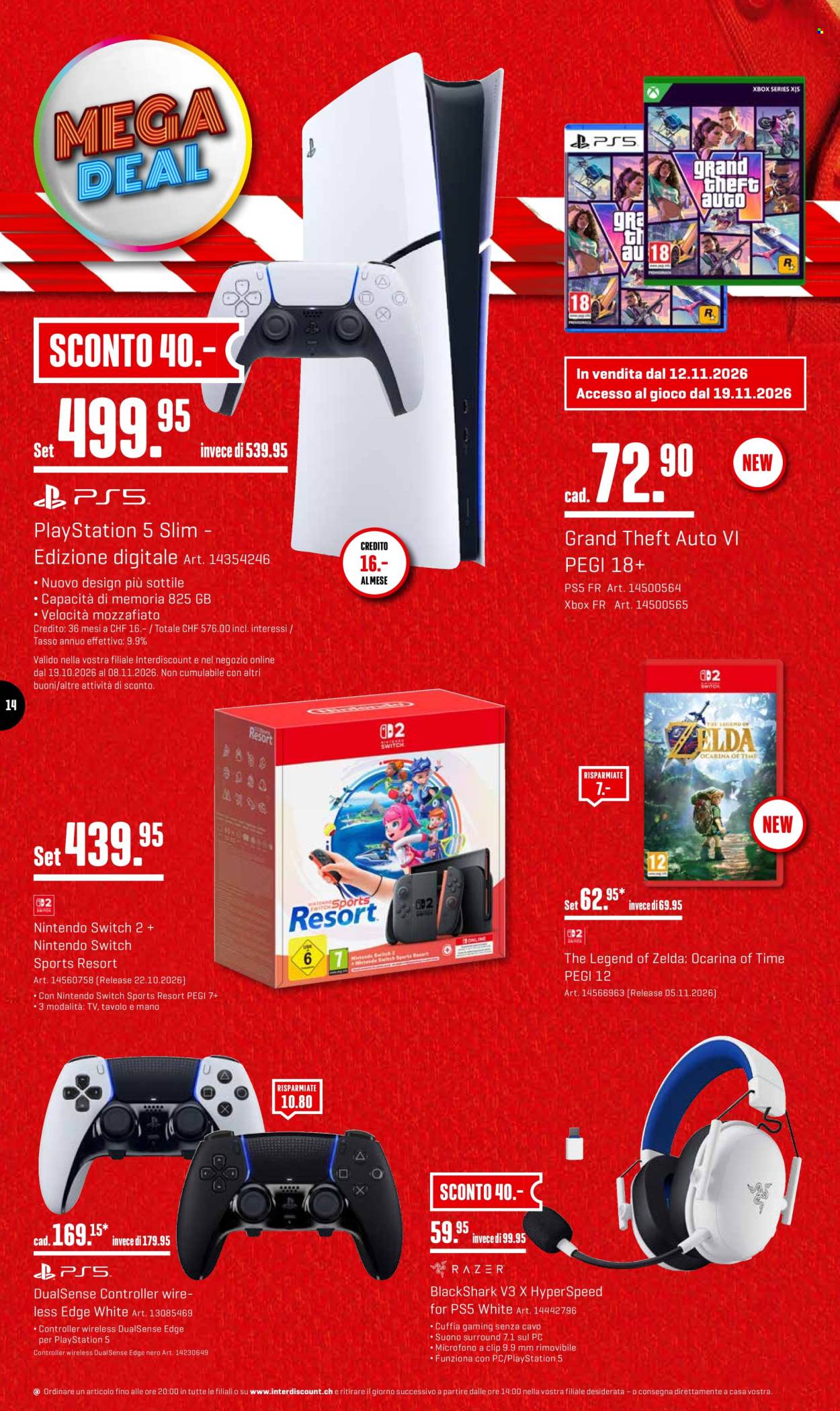 Catalogue Interdiscount - 19.10.2026 - 8.11.2026. Page 14