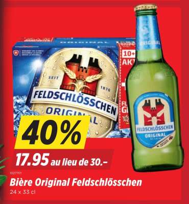 Bière Original Feldschlösschen