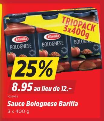 Sauce Bolognese Barilla